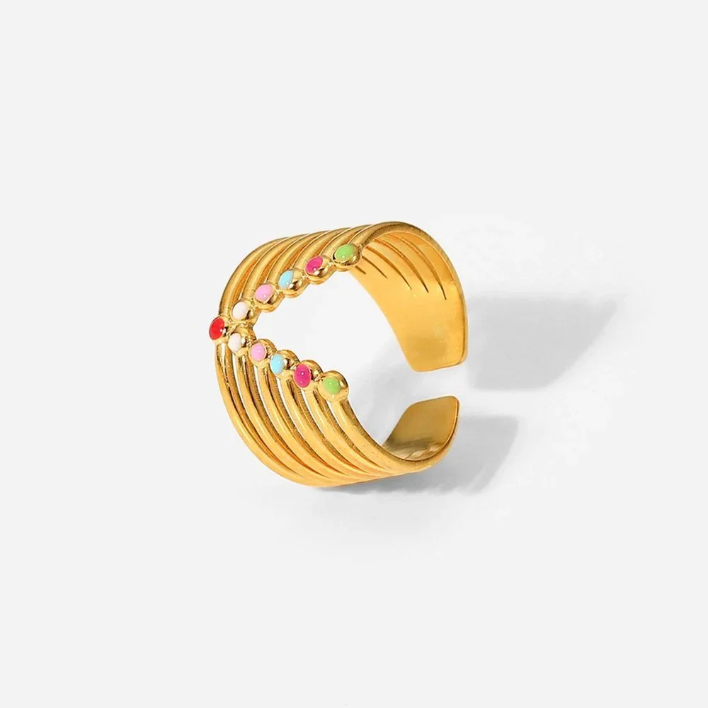 Vera Open Ring - Picture 1 of 8